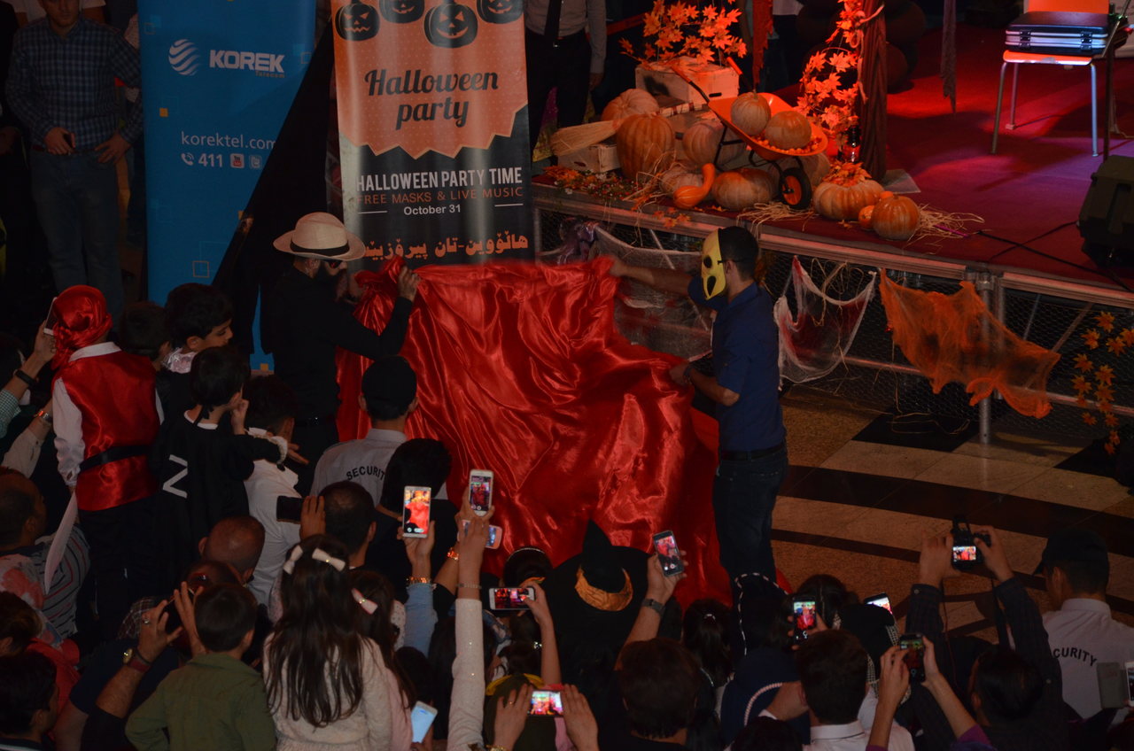 Halloween in Erbil, the capital of the Kurdistan Region, Oct. 31, 2016. (Photo: Kurdistan24)